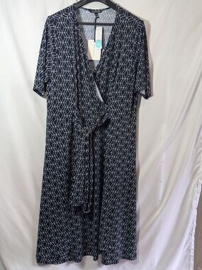 41 hawthorn paris knit poplin dress | Dresses | 4 Hawthorn Blue S Maxi dress